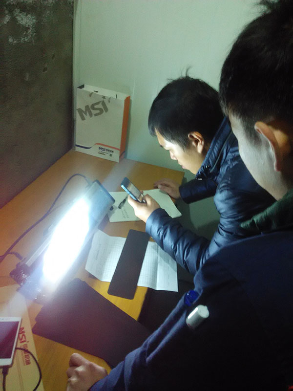 客戶檢查我公司X射線探傷資料。